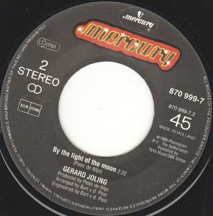Gerard Joling - Read My Lips 09554 Vinyl Singles Vinyl Zeer Goed / Hoesje Goed "VINYLSINGLES.NL"