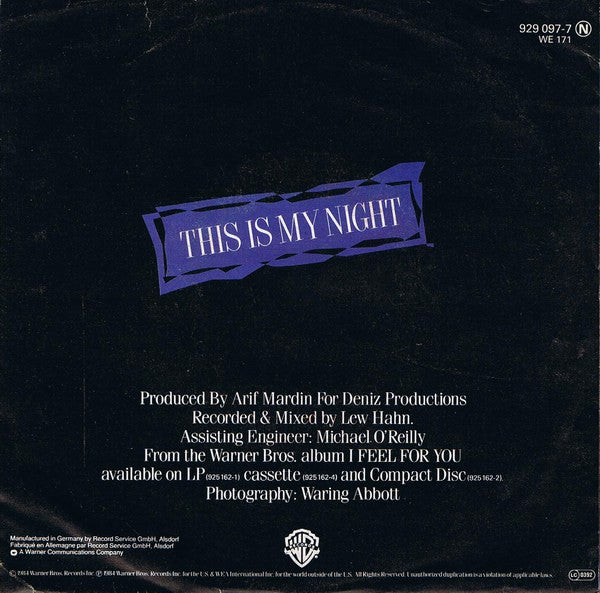 Chaka Khan - This Is My Night 39017