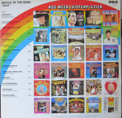 Middle Of The Road - Gold (LP) 51852 Vinyl LP Vinyl Goed / Hoes Sticker