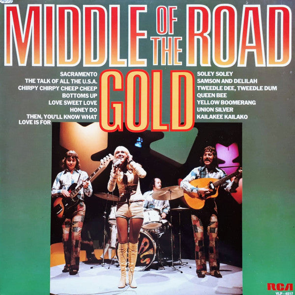 Middle Of The Road - Gold (LP) 51852 Vinyl LP Vinyl Goed / Hoes Sticker
