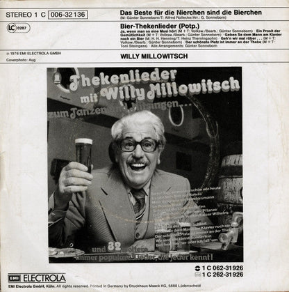Willy Millowitsch - Das Beste Für Die Nierchen Sind Die Bierchen 34904