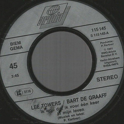 Lee Towers &amp; Bart De Graaff – Ich wünschte, ich könnte einmal in meinem Leben 34943