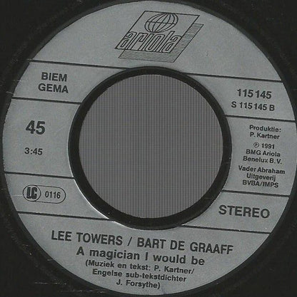 Lee Towers &amp; Bart De Graaff – Ich wünschte, ich könnte einmal in meinem Leben 34943