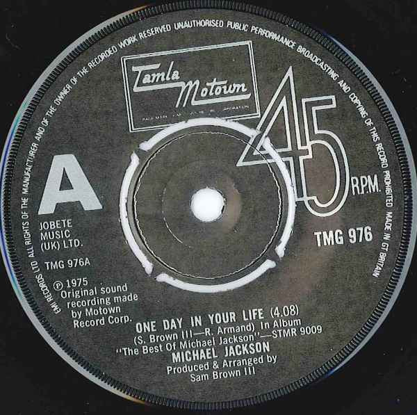 Michael Jackson - One Day In Your Life 42050 Vinyl Singles Vinyl Goed / Hoes Generic
