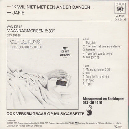 VOF De Kunst - I Don't Want to Dance With Someone Else 28559