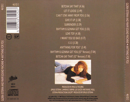 Miami Sound Machine - Anything For You (CD) 70593 Compact Disc Goede Staat