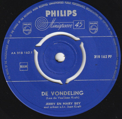 Jerry En Mary Bey - De Vondeling 38920 Vinyl Singles Vinyl Goed / Hoes Generic