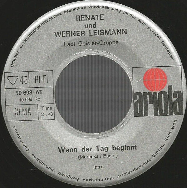Renate Und Werner Leismann - Nimm Mich Mit Nach Haus 15890