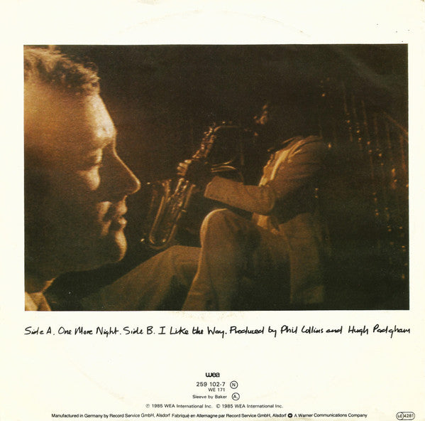 Phil Collins - One More Night Vinyl Singles Vinyl Goed / Hoes Goed