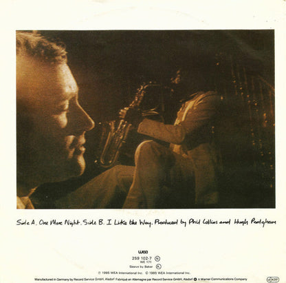 Phil Collins - One More Night Vinyl Singles Vinyl Goed / Hoes Goed