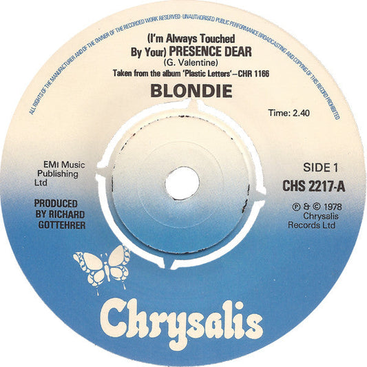 Blondie – (Ich bin immer berührt von deiner) Anwesenheit, Liebes 37798