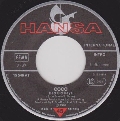 Coco – Schlechte alte Zeiten 37502 (B)