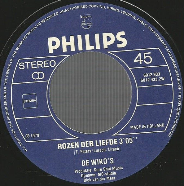 Wiko's - Tears I Cried For You 35079 36271
