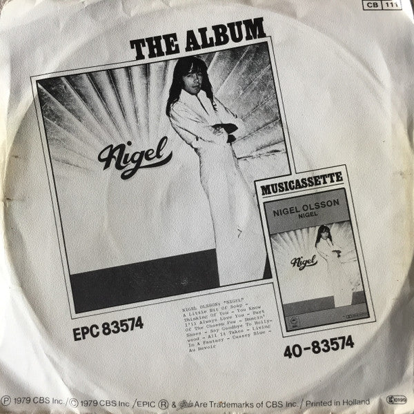 Nigel Olsson - Little Bit Of Soap 38494 Vinyl Singles Vinyl Goed / Hoes Goed