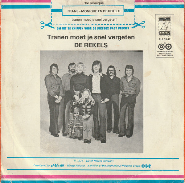 Frans Biezen - Hé Monique Vinyl Zeer Goed / Hoesje Goed "VINYLSINGLES.NL"