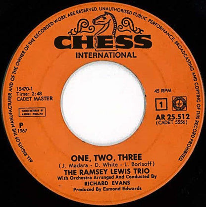 Ramsey Lewis Trio - One Two Three 15846