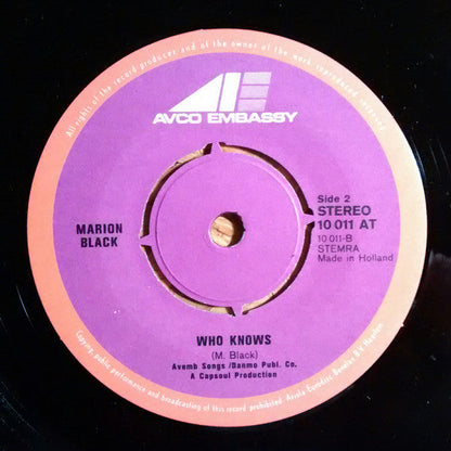 Marion Black - Go On Fool 17991