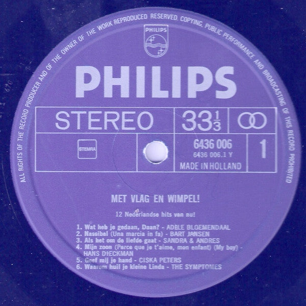 Various - Met Vlag En Wimpel! (LP) 40733 Vinyl LP JUKEBOXSINGLES.NL   