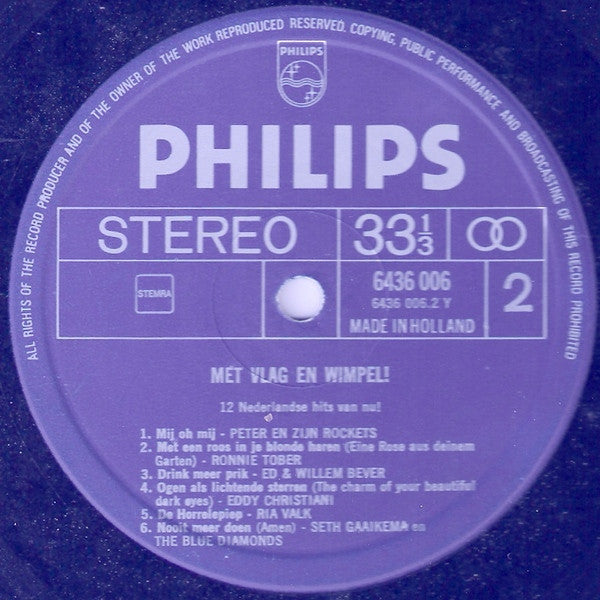 Various - Met Vlag En Wimpel! (LP) 40733 Vinyl LP JUKEBOXSINGLES.NL   