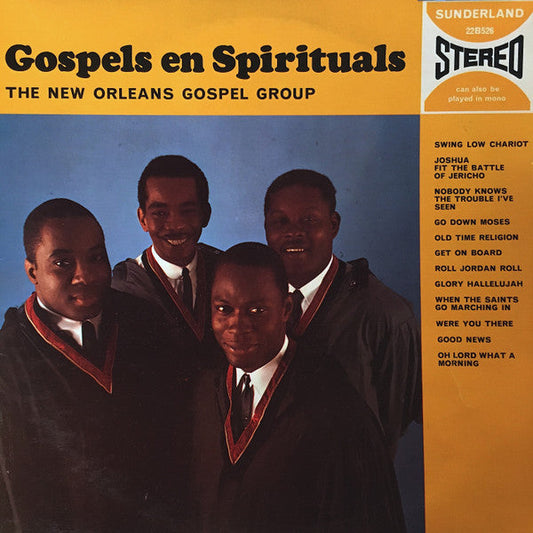 New Orleans Gospel Group - Gospels En Spirituals (LP) 49600 Vinyl LP Vinyl Goed / Hoes Goed