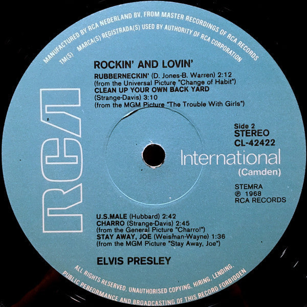 Elvis Presley – Rockin' And Lovin' (LP) 50210