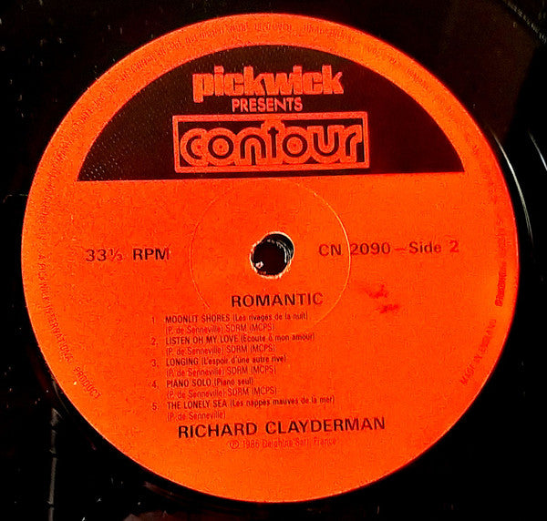 Richard Clayderman - Romantic (LP) 42892 Vinyl LP JUKEBOXSINGLES.NL   