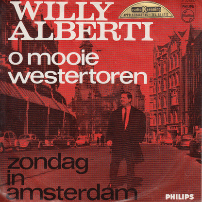 Willy Alberti - Zondag In Amsterdam = Sonntag In Amsterdam 43393 vinylsingle Vinyl Goed / Hoes Goed