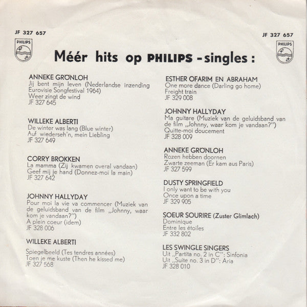 Willy Alberti - Zondag In Amsterdam = Sonntag In Amsterdam 43393 vinylsingle Vinyl Goed / Hoes Goed