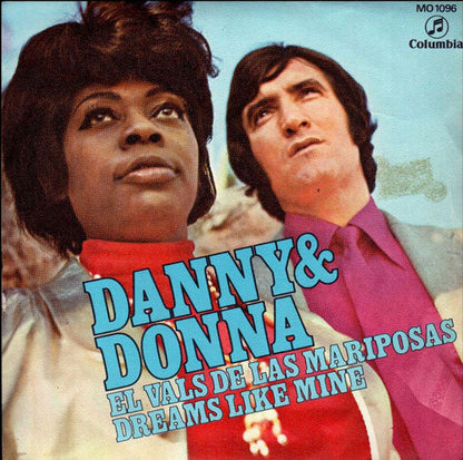 Danny Daniel & Donna Hightower - El Vals De Las Mariposas 41811 Vinyl Singles Vinyl Goed / Hoes Goed
