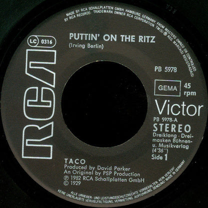 Taco - Puttin' On The Ritz 28736