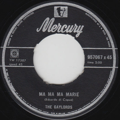 Gaylords - Ma Ma Ma Marie Vinyl Singles Vinyl Zeer Goed / Hoesje Generic "VINYLSINGLES.NL"