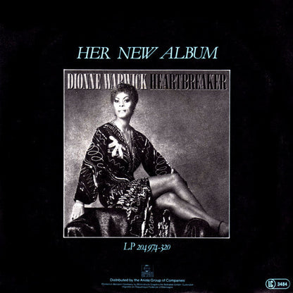 Dionne Warwick - Heartbreaker 39325 Vinyl Singles Vinyl Zeer Goed / Hoesje Goed "VINYLSINGLES.NL"