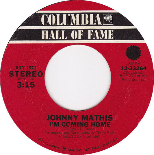 Johnny Mathis - I'm Coming Home 18557