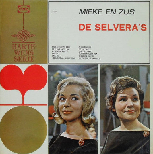 Selvera's - Mieke En Zus (LP) 52263 Vinyl LP Vinyl Goed / Hoes Goed