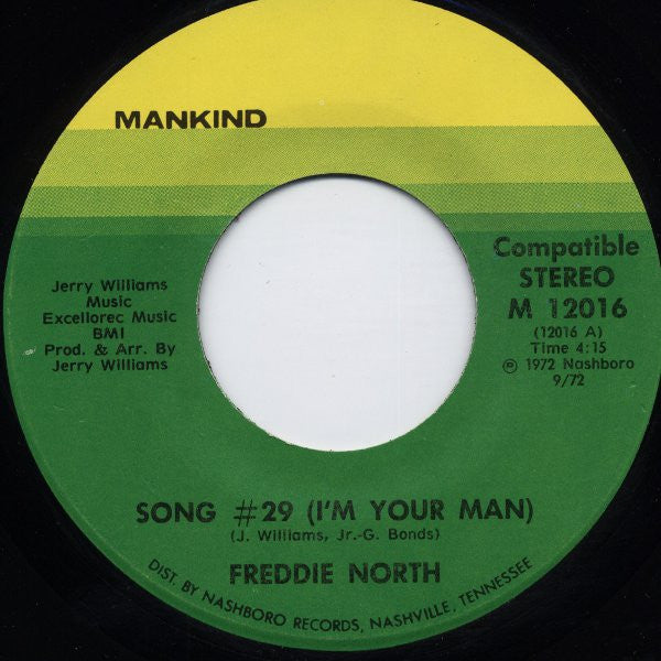 Freddie North – Lied Nr. 29 (I’m Your Man) 37765