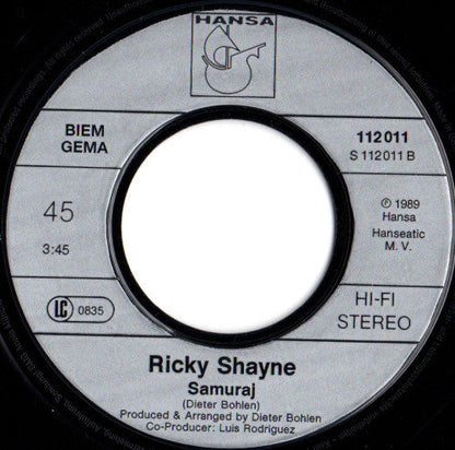 Ricky Shayne - Once I'm Gonna Stay Forever 12571