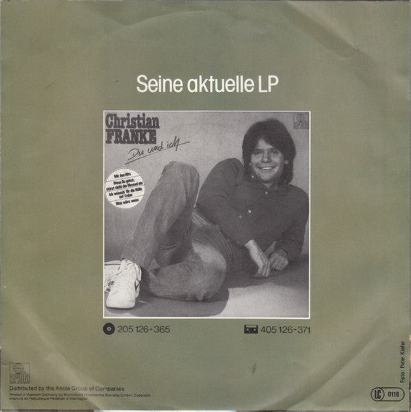 Christian Franke - Du Bist Die Frau, Die Ich Liebe 31245