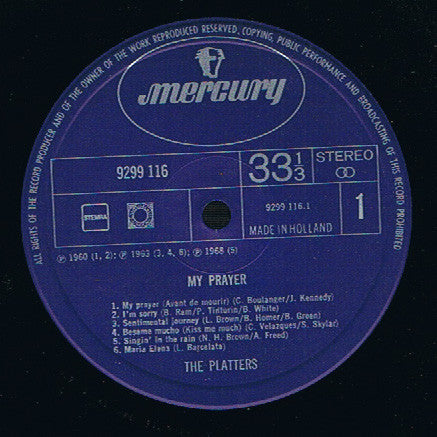 Platters - Mein Gebet (LP) 49161 49161