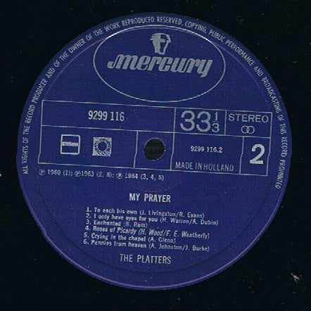 Platters - Mein Gebet (LP) 49161 49161