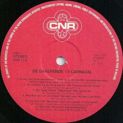 Various - The Thundering Thirteen Carnival (LP) 43202