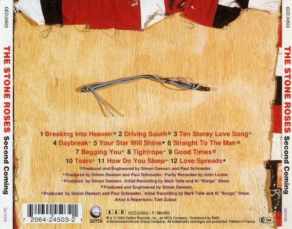 Stone Roses - Second Coming (CD) 70576 Compact Disc Goede Staat