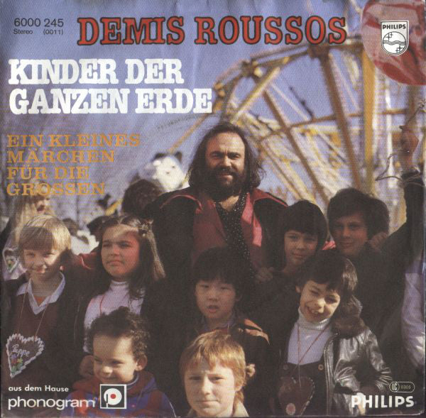 Demis Roussos - Kinder Der Ganzen Erde 43226 Vinyl Singles Vinyl Zeer Goed / Hoesje Goed "VINYLSINGLES.NL"