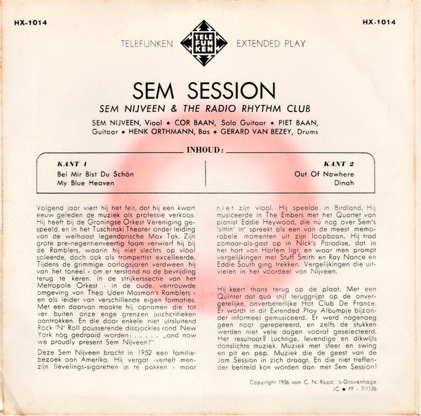 Sem Nijveen &amp; The Radio Rhythm Club – Sem Session 28093