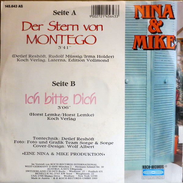 Nina & Mike - Der Stern Von Montego 24041 Vinyl Singles Vinyl Goed / Hoes Goed