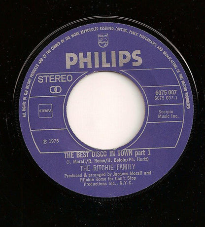 Ritchie Family - The Best Disco In Town 28124 Vinyl Singles Vinyl Goed / Hoes Goed