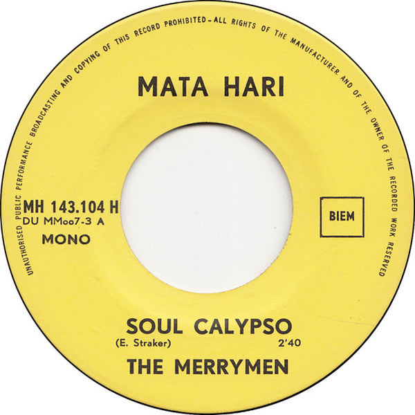 Merrymen - Soul Calypso 40438 Vinyl Singles Vinyl Goed / Hoes Generic
