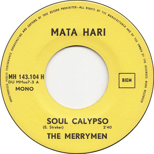 Merrymen - Soul Calypso 40438 Vinyl Singles Vinyl Goed / Hoes Generic