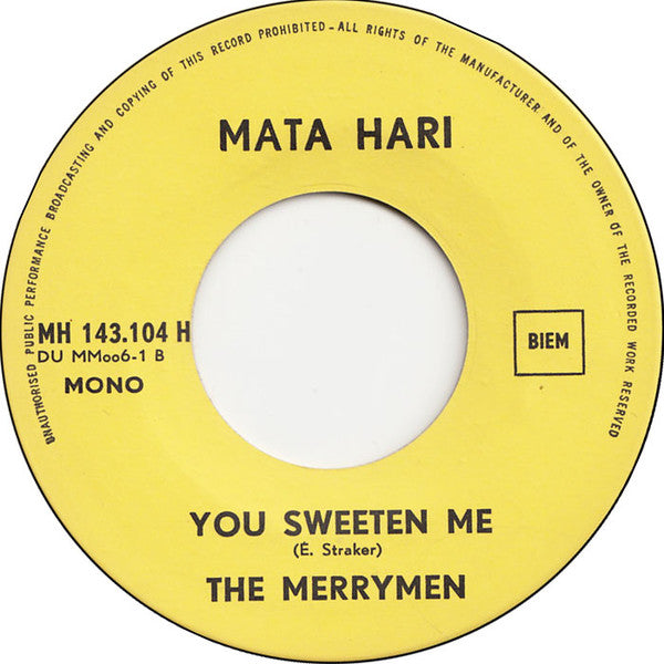 Merrymen - Soul Calypso 40438 Vinyl Singles Vinyl Goed / Hoes Generic