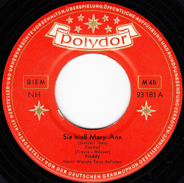 Freddy - Sie Hies Mary-Ann 24117