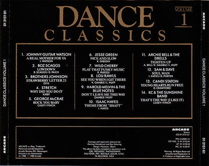 Various - Dance Classics Volume 1 (CD) 70397 Compact Disc Goede Staat
